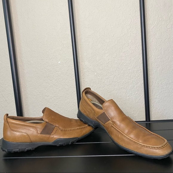 Cole Haan Other - 𝅺Cole Haan Brown Leather Waterproof Loafers-Mens 14